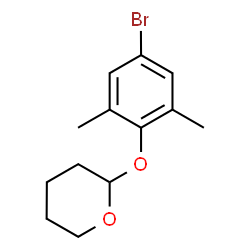 ChemSpider 2D Image | 2-(4-bromo-2,6-dimethylphenoxy)oxane | C13H17BrO2