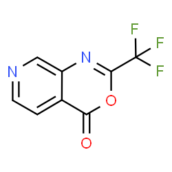 ChemSpider 2D Image | 2-(Trifluoromethyl)-4H-pyrido[3,4-d][1,3]oxazin-4-one | C8H3F3N2O2