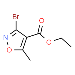 ChemSpider 2D Image | Ethyl 3-bromo-5-methyl-1,2-oxazole-4-carboxylate | C7H8BrNO3