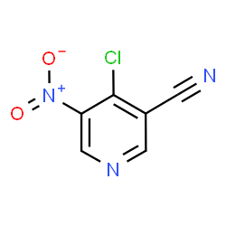ChemSpider 2D Image | 4-Chloro-5-nitronicotinonitrile | C6H2ClN3O2