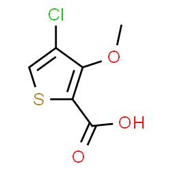 ChemSpider 2D Image | 4-Chloro-3-methoxy-2-thiophenecarboxylic acid | C6H5ClO3S