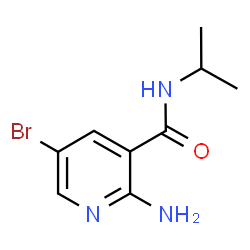 ChemSpider 2D Image | 2-Amino-5-bromo-N-isopropylnicotinamide | C9H12BrN3O