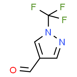 ChemSpider 2D Image | 1-(Trifluoromethyl)-1H-pyrazole-4-carbaldehyde | C5H3F3N2O