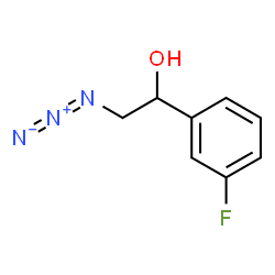ChemSpider 2D Image | 2-Azido-1-(3-fluorophenyl)ethanol | C8H8FN3O