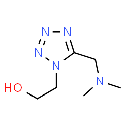 ChemSpider 2D Image | 2-{5-[(Dimethylamino)methyl]-1H-tetrazol-1-yl}ethanol | C6H13N5O