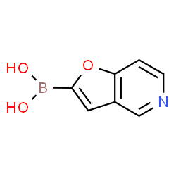 ChemSpider 2D Image | Furo[3,2-c]pyridin-2-ylboronic acid | C7H6BNO3