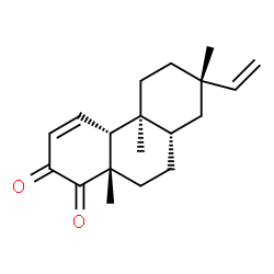 ChemSpider 2D Image | (4aR,4bS,7S,8aS,10aS)-4b,7,10a-Trimethyl-7-vinyl-4a,4b,5,6,7,8,8a,9,10,10a-decahydro-1,2-phenanthrenedione | C19H26O2