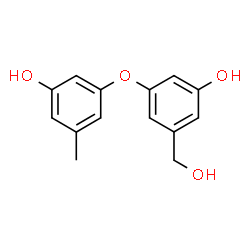 ChemSpider 2D Image | 3-[3-Hydroxy-5-(hydroxymethyl)phenoxy]-5-methylphenol | C14H14O4