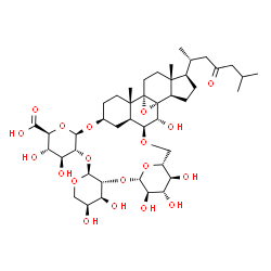 ChemSpider 2D Image | (1S,3R,5S,6S,7S,8R,10S,13S,14S,15R,17S,18R,19S,20S,21R,24S,25R,26R,27R,30R,31R,34S,35S,39S)-6,7,13,14,18,19,20,25-Octahydroxy-31,35-dimethyl-30-[(2R)-6-methyl-4-oxo-2-heptanyl]-2,4,9,11,16,23,40,41-oc
taoxanonacyclo[22.13.2.1~17,21~.1~26,34~.0~3,8~.0~10,15~.0~26,34~.0~27,31~.0~35,39~]hentetracontane-5-carboxylic acid | C44H68O19