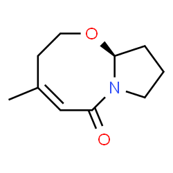 ChemSpider 2D Image | (4Z,10aS)-4-Methyl-2,3,8,9,10,10a-hexahydro-6H-pyrrolo[2,1-b][1,3]oxazocin-6-one | C10H15NO2