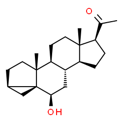 ChemSpider 2D Image | Cyclopregnol | C21H32O2