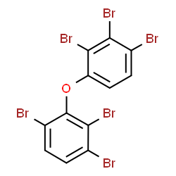 ChemSpider 2D图像|2,2'，3,3'，4,6'-六溴二苯醚|C12H4Br6O