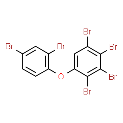 ChemSpider 2D图像|2,2'，3,4,4'，5-六溴二苯醚|C12H4Br6O