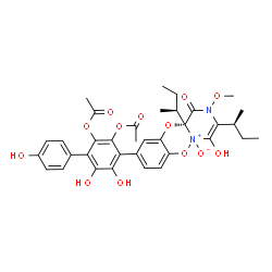 ChemSpider 2D Image | Sarcodonin-delta | C35H38N2O13
