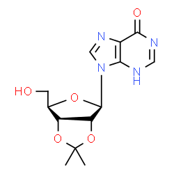 ChemSpider 2D Image | 2',3'-O-Isopropylideneinosine | C13H16N4O5