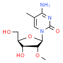 ChemSpider 2D Image | 5-Methyl-2'-O-methylcytidine | C11H17N3O5