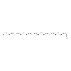 ChemSpider 2D Image | 2,5,8,11,14,17,20-Heptaoxatricosan-23-al | C16H32O8