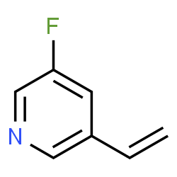 ChemSpider 2D Image | 3-Fluoro-5-vinylpyridine | C7H6FN