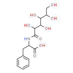 ChemSpider 2D Image | 2-[(2,3,4,5,6-Pentahydroxyhexanoyl)amino]-3-phenylpropanoic acid | C15H21NO8