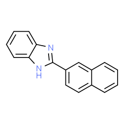 ChemSpider 2D Image | 2-(2-Naphthyl)-1H-benzimidazole | C17H12N2