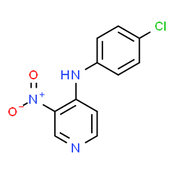ChemSpider 2D Image | N-(4-Chlorophenyl)-3-nitro-4-pyridinamine | C11H8ClN3O2