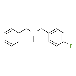 ChemSpider 2D Image | N-Benzyl-1-(4-fluorophenyl)-N-methylmethanamine | C15H16FN