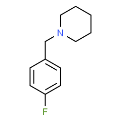 ChemSpider 2D Image | 1-(4-Fluorobenzyl)piperidine | C12H16FN