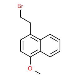 ChemSpider 2D Image | 1-(2-Bromoethyl)-4-methoxynaphthalene | C13H13BrO