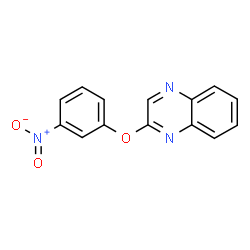 ChemSpider 2D Image | 2-(3-Nitrophenoxy)quinoxaline | C14H9N3O3