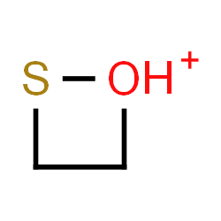 ChemSpider 2D Image | 1,2-Oxathietan-1-ium | C2H5OS