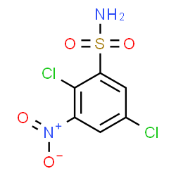 ChemSpider 2D Image | 2,5-Dichloro-3-nitrobenzenesulfonamide | C6H4Cl2N2O4S