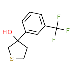 ChemSpider 2D Image | 3-[3-(Trifluoromethyl)phenyl]tetrahydro-3-thiopheneol | C11H11F3OS