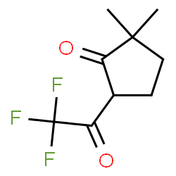 ChemSpider 2D Image | 2,2-Dimethyl-5-(trifluoroacetyl)cyclopentanone | C9H11F3O2