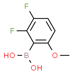 ChemSpider 2D Image | 2,3-Difluoro-6-methoxyphenylboronic acid | C7H7BF2O3
