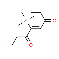 ChemSpider 2D Image | (4Z)-5-(Trimethylsilyl)-4-nonene-3,6-dione | C12H22O2Si