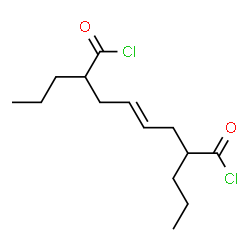 ChemSpider 2D Image | (4E)-2,7-Dipropyl-4-octenedioyl dichloride | C14H22Cl2O2