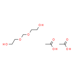 ChemSpider 2D Image | 2,2'-[Methylenebis(oxy)]diethanol - acetic acid (1:2) | C9H20O8