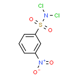 ChemSpider 2D Image | N,N-Dichloro-3-nitrobenzenesulfonamide | C6H4Cl2N2O4S