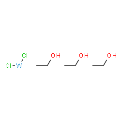 ChemSpider 2D Image | Ethanol - dichlorotungsten (3:1) | C6H18Cl2O3W