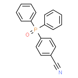 ChemSpider 2D Image | 4-(Diphenylphosphoryl)benzonitrile | C19H14NOP