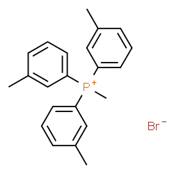 ChemSpider 2D Image | Methyl[tris(3-methylphenyl)]phosphonium bromide | C22H24BrP