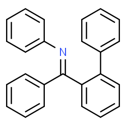 ChemSpider 2D Image | (E)-1-(2-Biphenylyl)-N,1-diphenylmethanimine | C25H19N