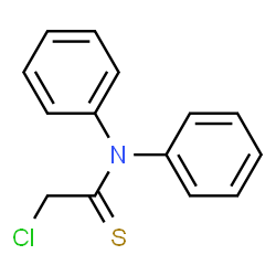ChemSpider 2D Image | 2-Chloro-N,N-diphenylethanethioamide | C14H12ClNS