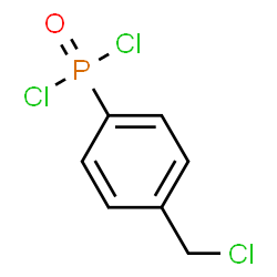 ChemSpider 2D Image | [4-(Chloromethyl)phenyl]phosphonic dichloride | C7H6Cl3OP