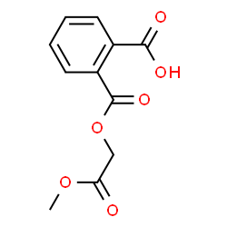 ChemSpider 2D Image | 2-[(2-Methoxy-2-oxoethoxy)carbonyl]benzoic acid | C11H10O6