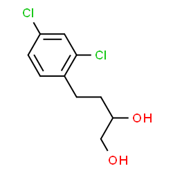 ChemSpider 2D Image | 4-(2,4-Dichlorophenyl)-1,2-butanediol | C10H12Cl2O2