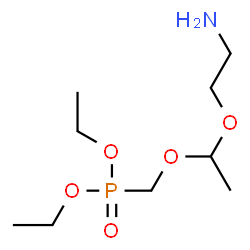 ChemSpider 2D Image | Diethyl {[1-(2-aminoethoxy)ethoxy]methyl}phosphonate | C9H22NO5P