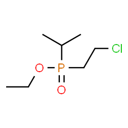 ChemSpider 2D Image | Ethyl (2-chloroethyl)isopropylphosphinate | C7H16ClO2P
