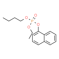 ChemSpider 2D Image | Butyl ethyl 1-naphthyl phosphate | C16H21O4P