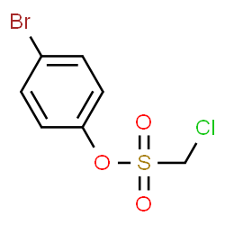 ChemSpider 2D Image | 4-Bromophenyl chloromethanesulfonate | C7H6BrClO3S